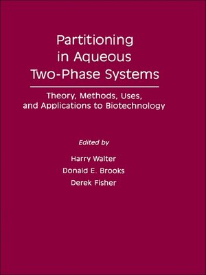 cover image of Partitioning In Aqueous Two – Phase System